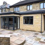 new extension built on house